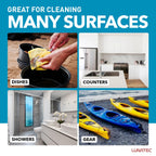 Lunatec Odor-Free Kitchen Dishcloths. A Scrubber And Scouring Pad For All Surfaces. (4-Pack)