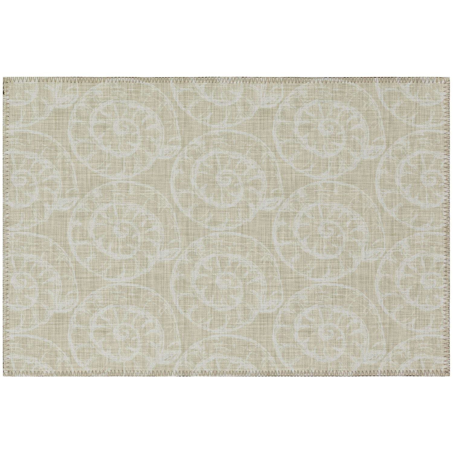 Seabreeze Sz11 Beige Coastal Rug Rectangle 10' X 14'