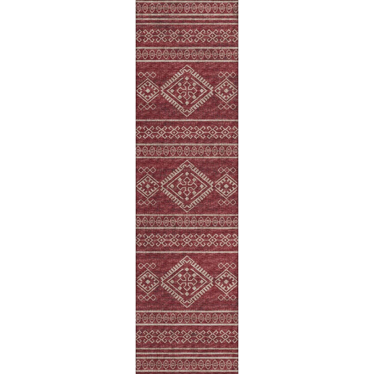 Sedona Sn14 Red Transitional Rug Runner 2' 3" X 7 ' 6"