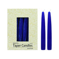 6 Inch Royal Blue Taper Candles