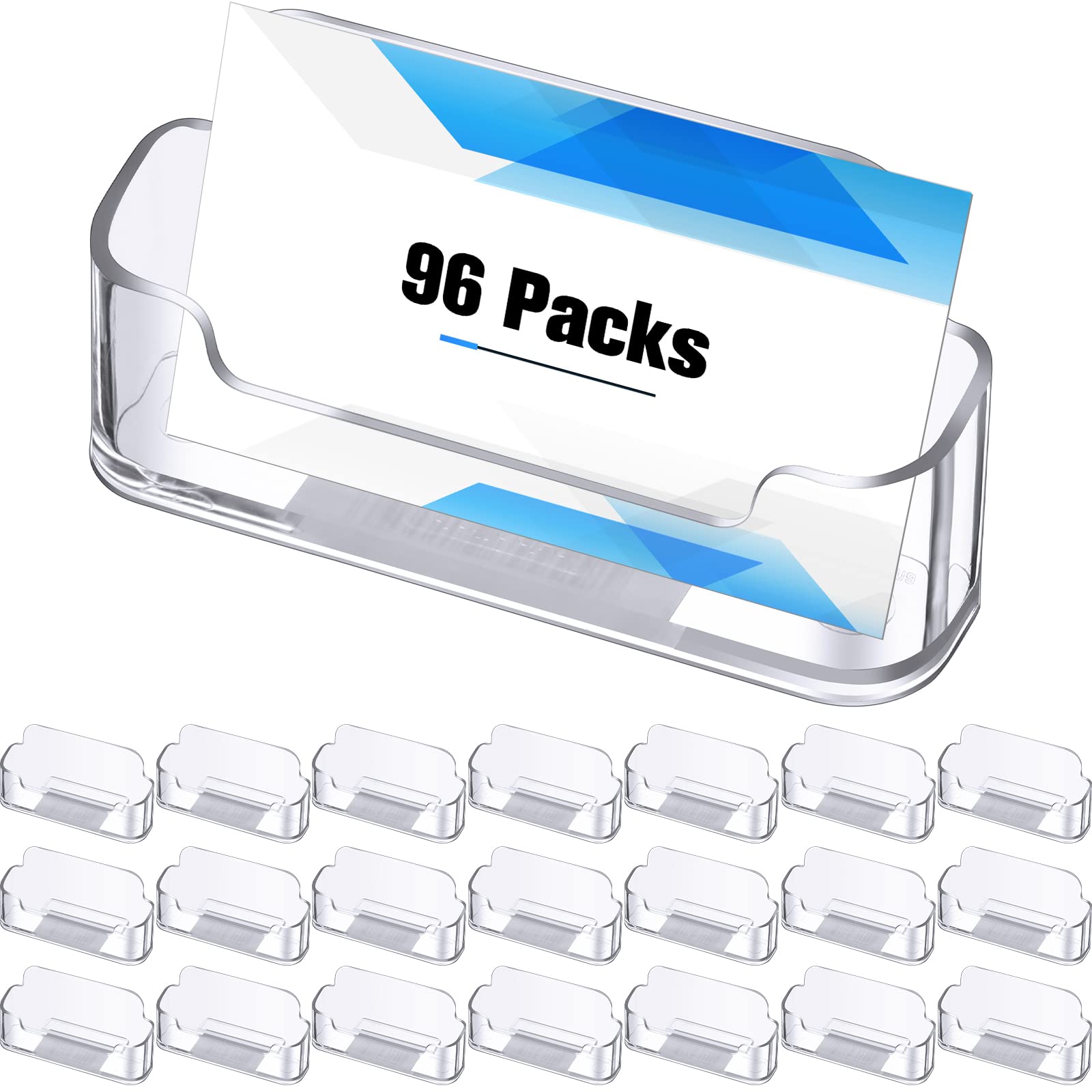 Business Card Holder For Desk, Acrylic Business Card Holder Clear Business Card Display Desk Business Card Holder Card Stand For