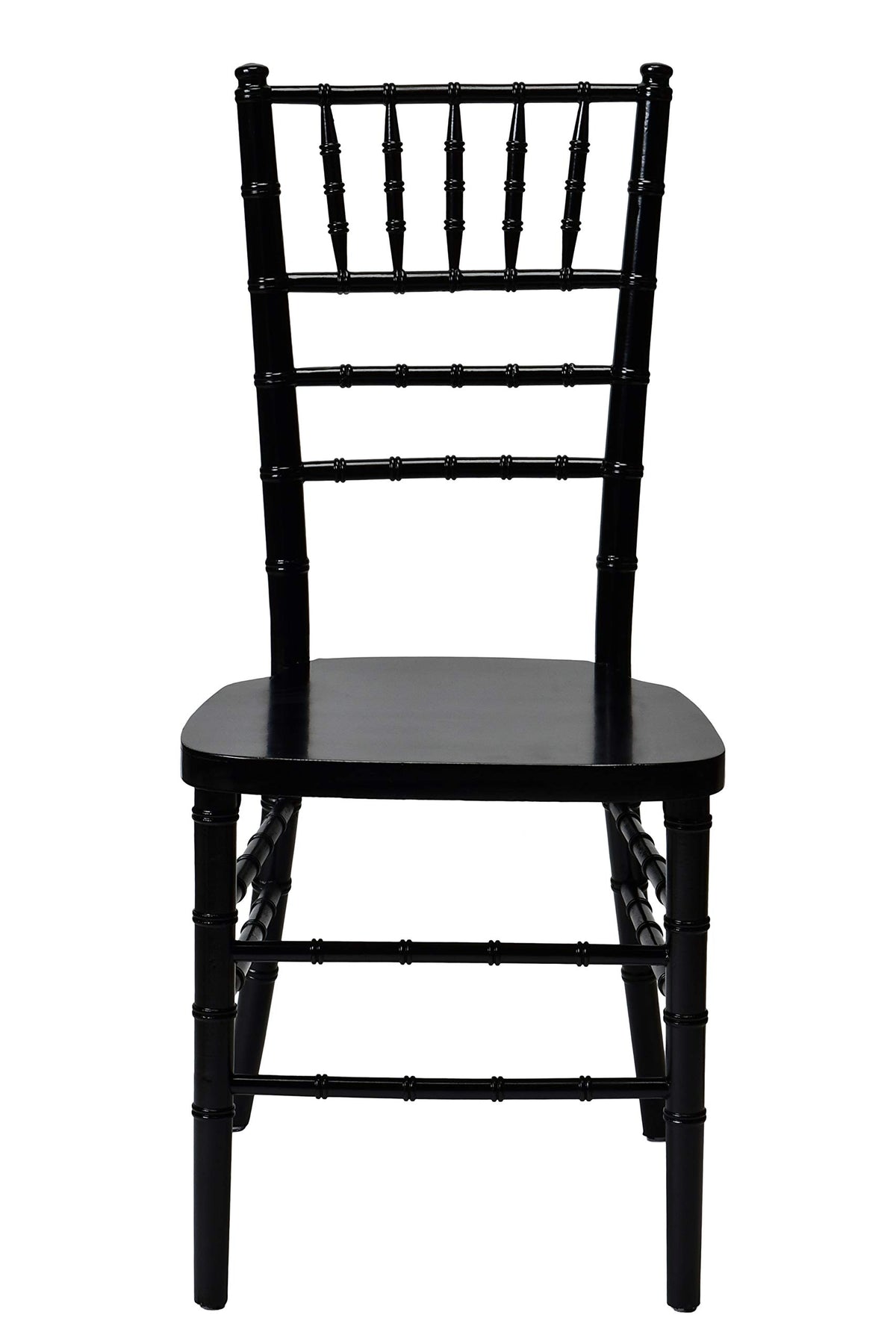 Commercial Seating Products European Black Wood Dining Chairs, 1-Pack