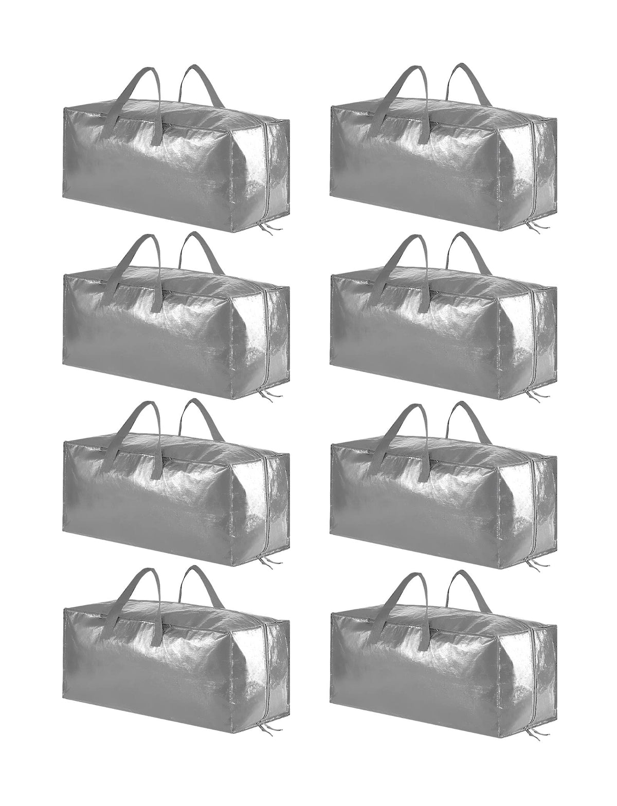 SpaceAid Heavy Duty Moving Bags, Extra Large Storage Totes W/Backpack Straps Strong Handles & Zippers, Alternative to Moving Box