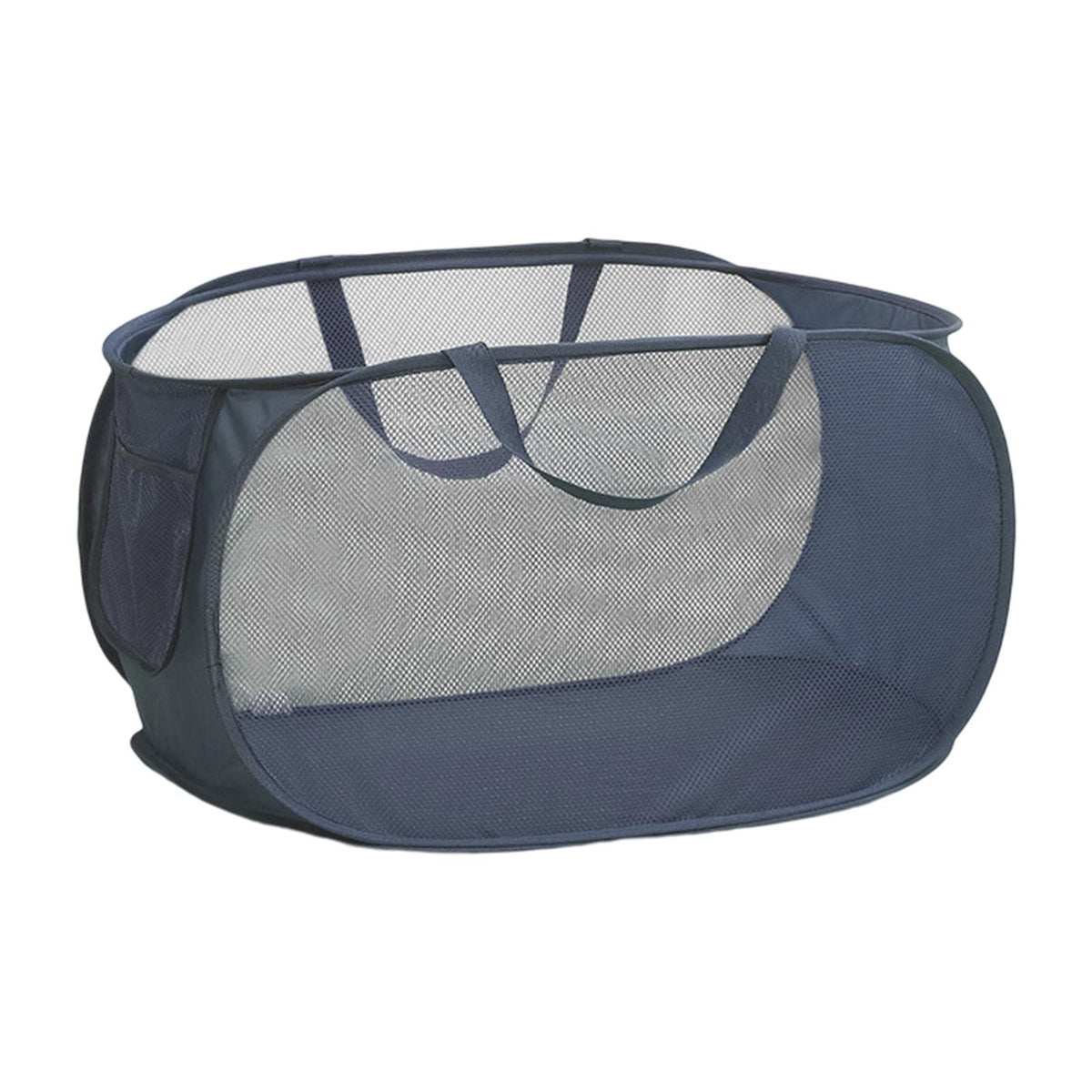 ZOOMELLA Popup Laundry Basket Collapsible Laundry Basket for Living Room Dorm Bedroom Blue|Hampers|Home & Garden