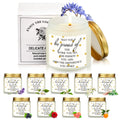 Fumete 10 Pcs Valentines Day Gifts for Coworkers Jars Scented Soy Candles 3.5 oz Candles Team Staff Appreciation Gifts Bulk Tha