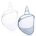 Ymapinc 2Pcs Small Mesh Laundry Bags, Foldable Hanging Hampers Basket
