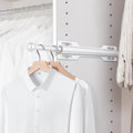 FIRJOY 12 Valet Rod for Closet Pull Out (1 Pack, White)