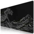 Icasso Gaming Mouse Pad, Xxl Large Gaming Mousepad, Big Rubber Base Mouse Mat With Stitched Edges, Computer Keyboard Desk Pad Fo
