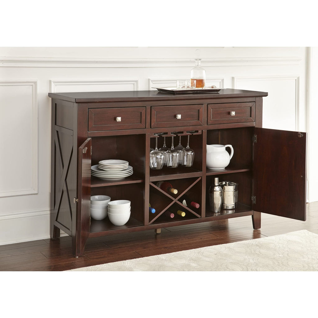 Steve Silver Company Adrian Servers & Sideboard, 54" x 18" x 36"