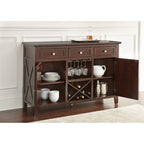 Steve Silver Company Adrian Servers & Sideboard, 54" x 18" x 36"