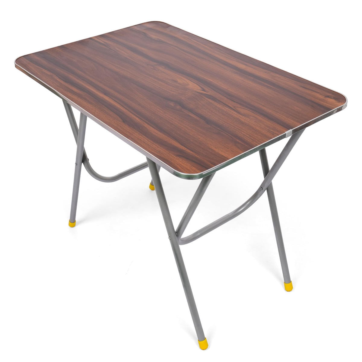 V House Magic Wooden Folding Table 24 X 36 Inch, Brown Wood Finish