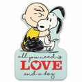 Peanuts Charlie Brown and Snoopy All You Need Is Love and a Dog Wood Wall Decor - Adorable Snoopy Wall Art for Home