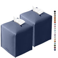 Tclouda Tissue Box Cover for PU Leather, Modern Simple Solid Color Holder Square Tissue Bag, Ideal for Bathrooms,Office,Car,Outd