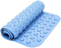 VIPREKHO Non Slip Soft Rubber Bath Mat for Bathtub and Shower, Anti Slip Bacterial Anti Bacterial Machine Washable Bath Mat for 
