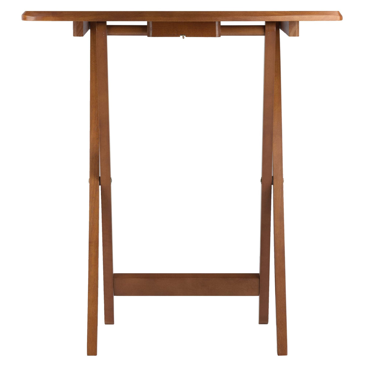Winsome Dylan Teak Snack Table Set of 4, Oversized Living Room Tables, 26 - Ideal for Entertaining and Space-Saving Solutions