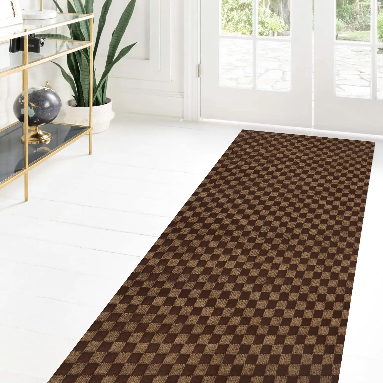 Custom Size Runner Rug 3 ft x 57 ft, ZGR 2-82ft Carpet Runners Hallway Entryway Kitchen Garage Laundry Room Area Rugs with Non-S