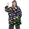 Rexeo Wearable Blanket Hoodie Fleece Sweatshirt Blanket Dinosaur Gifts For Women Men Flannel Hooded Blanket With Pocket And Slee