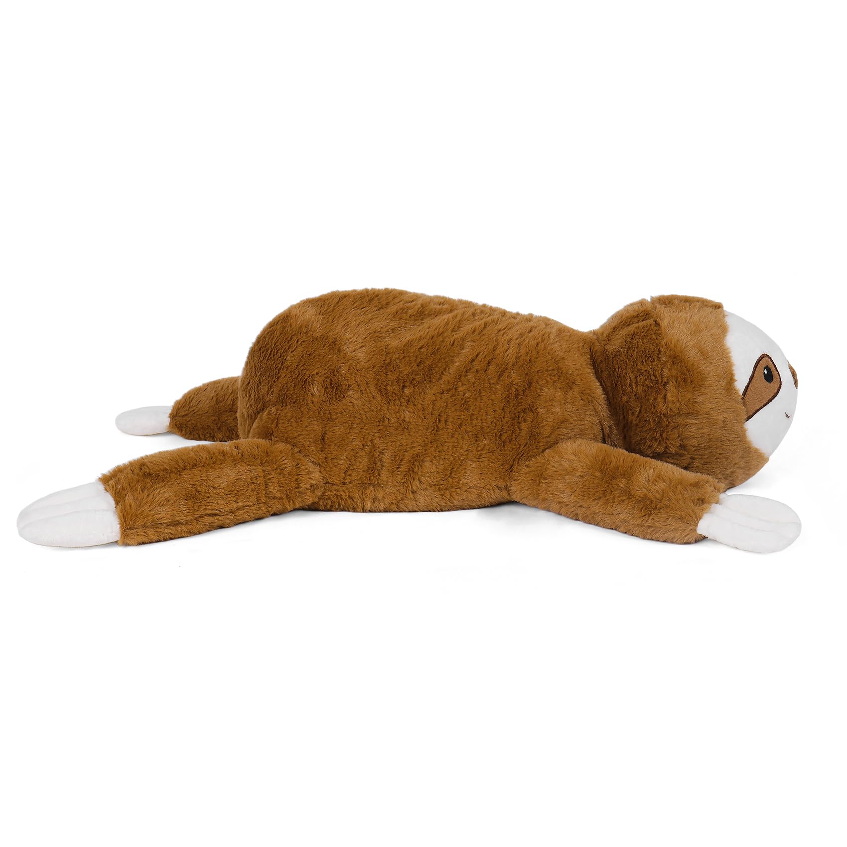 Jellymallow 5 Lbs, 27 Inches Sloth Weighted Stuffed Animals, Cuddly Weighted Sloth Plush Pillow Giant Plushie Ideal Gift For Adu