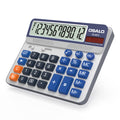 Desktop Calculator Extra Large 5In Lcd Display 12-Digit Big Button Giant Accounting Calculator, Battery & Solar Powered, For Off