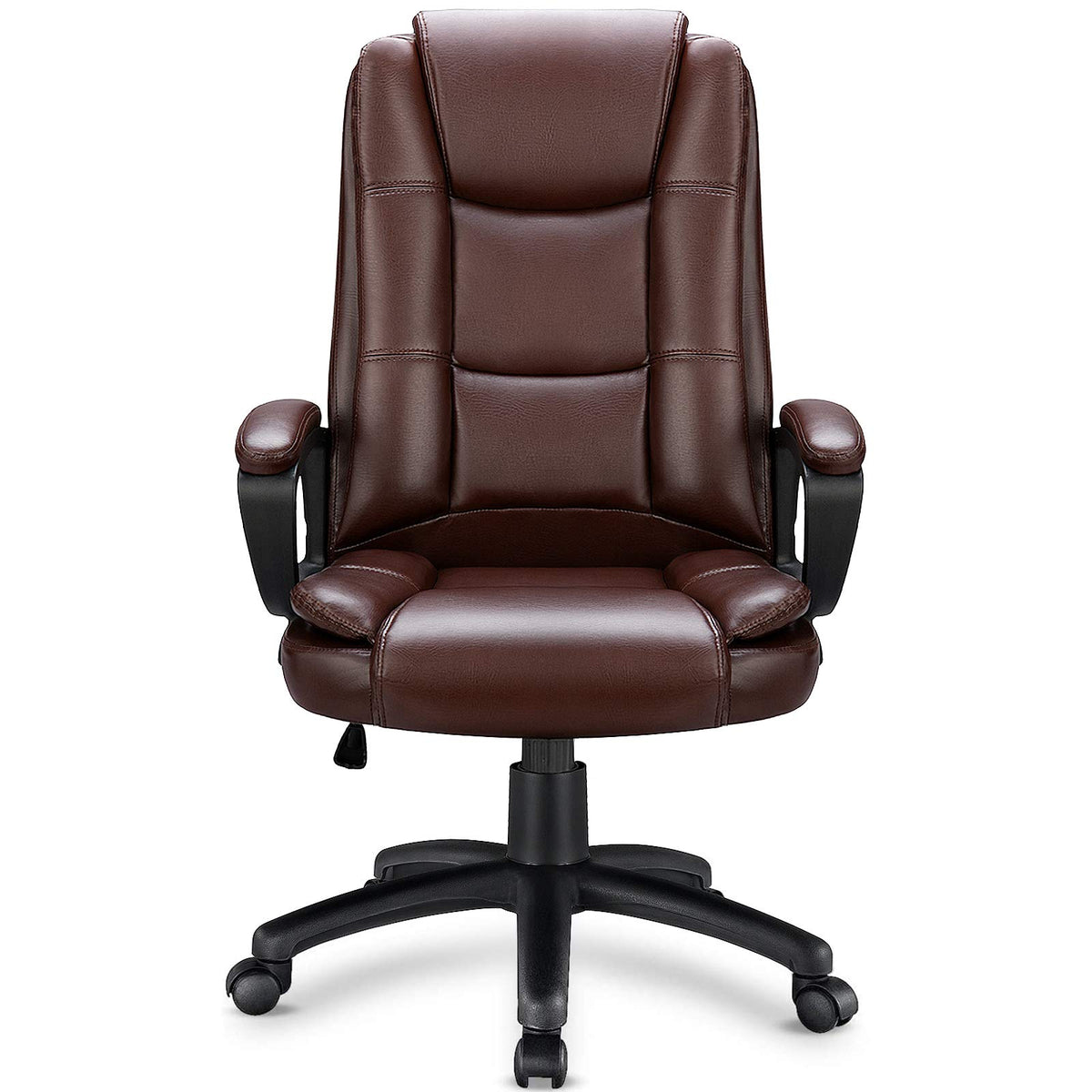 Ofika Home Office Chair, 400Lbs Big And Tall Chair Heavy Duty Design, Ergonomic High Back Cushion Lumbar Back Support, Computer Desk Chair, Adjustable Executive Leather Chair With Armrest
