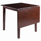 Winsome Wood Perrone 3-Pc Dining Set, Drop Leaf Table & 2 Ladderback Chairs