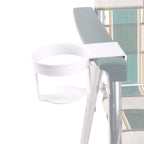 Lawn Chair Usa Attachable White Cup Holder For Large Cans, Bottles, Cups, And More | Only Fits Lawn Chair Usa Chairs