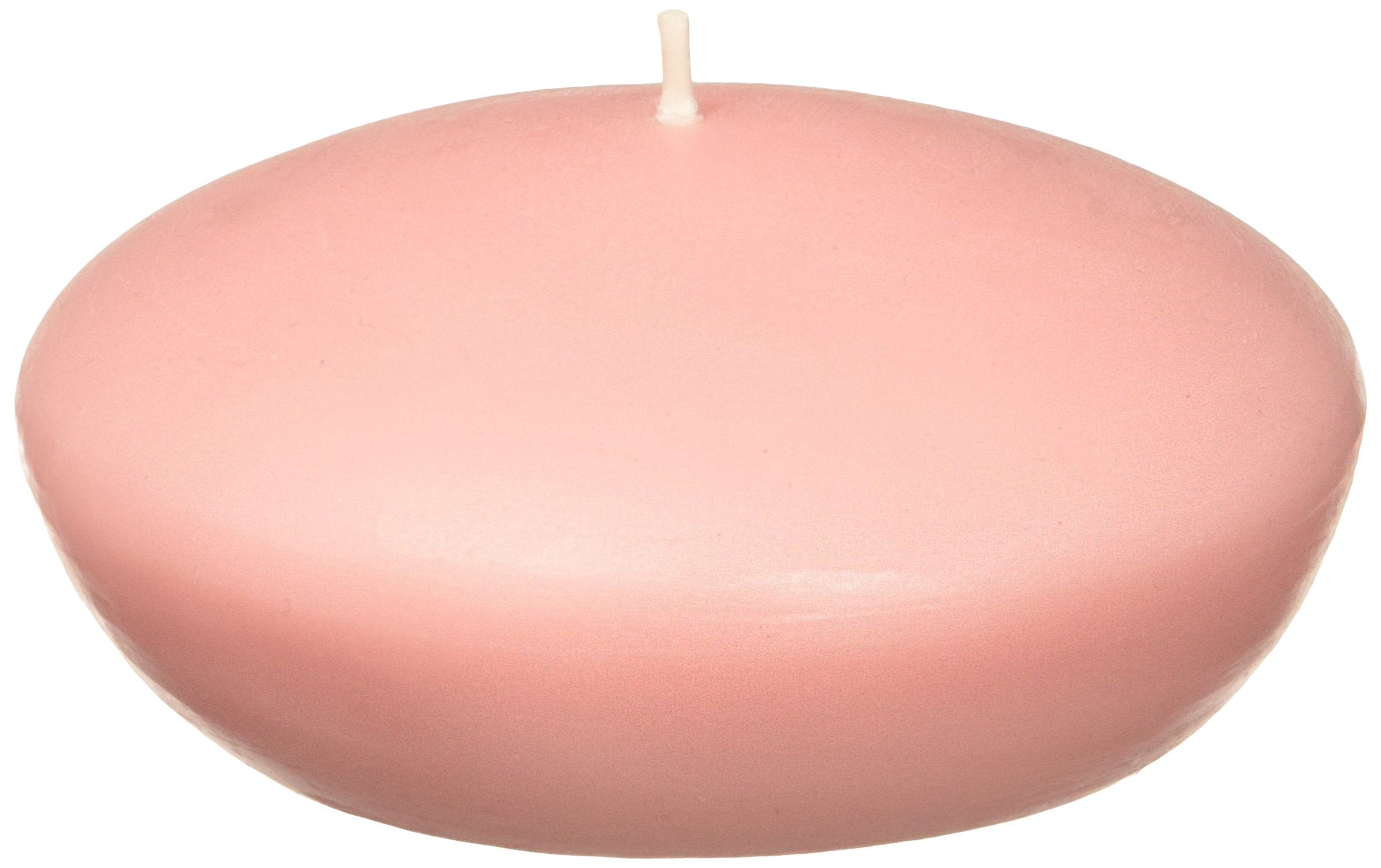 Zest Candle 3-Piece Folding Candles, 4-Inch, Light Rose