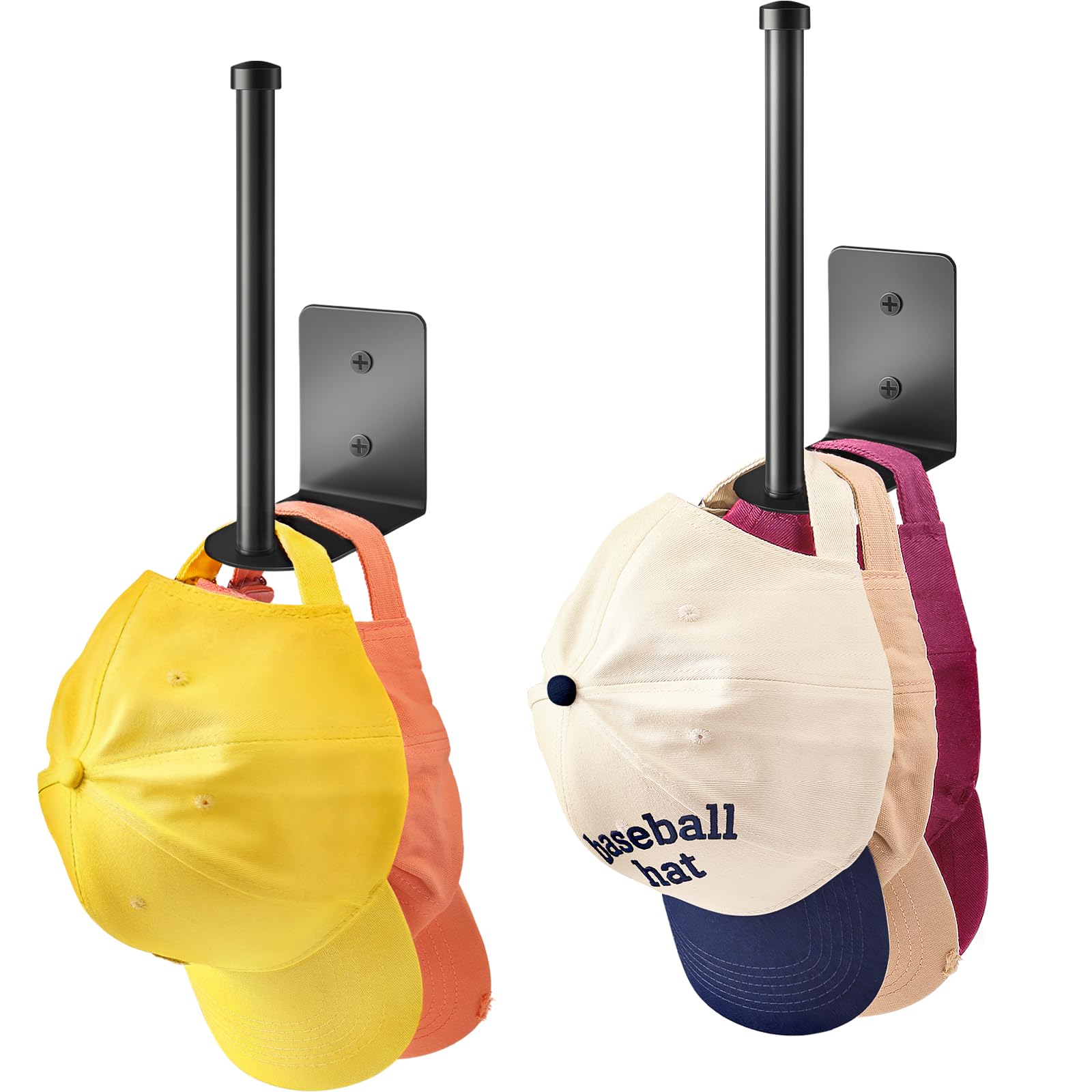 STYLISHT RV Essentials Hat Organizer: Camper Accessories 2 Pack - Hat Rack for RV Accessories Lovers - Perfect for Camper Access