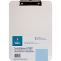 Transparent Plastic Clipboard, Flat Clip, 9'X12-1/2', Smoke (Spr01870)