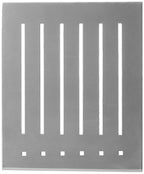 Spectrum Diversified Rectangle Bookends, Large, Pewter, 2 Pieces