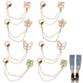 8Pack Magnetic Clothing Clips - Dress Sleeve Clips,Strong Hem Holder for Shortening and Decoration, for Women Girls