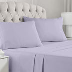Mellanni Full Sheets Set - 4 PC Iconic Collection Bedding Sheets & Pillowcases - Hotel Luxury, Extra Soft, Cooling Bed Sheets - 