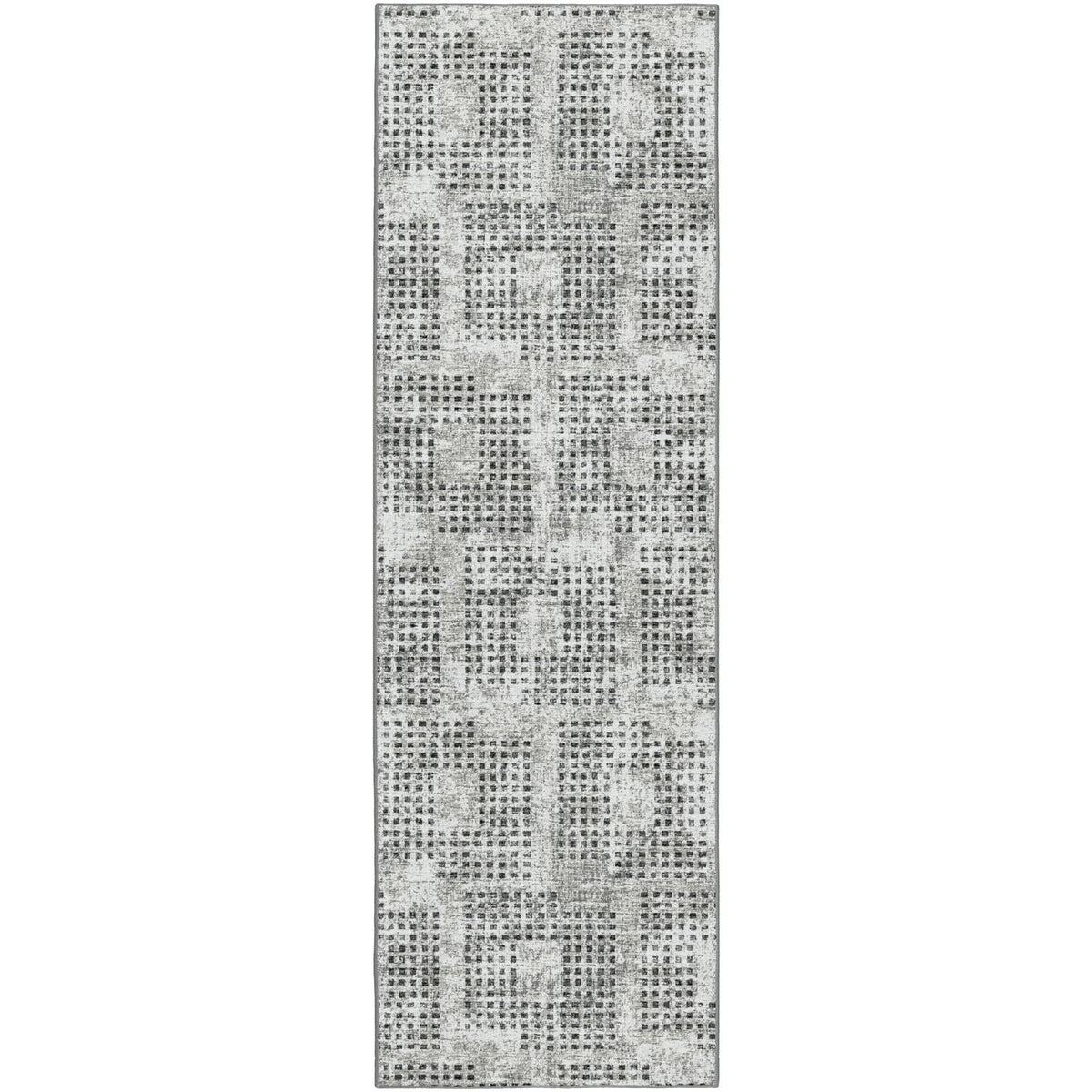 Delano Da1 Grey Transitional Rug Runner 2' 6" X 10'