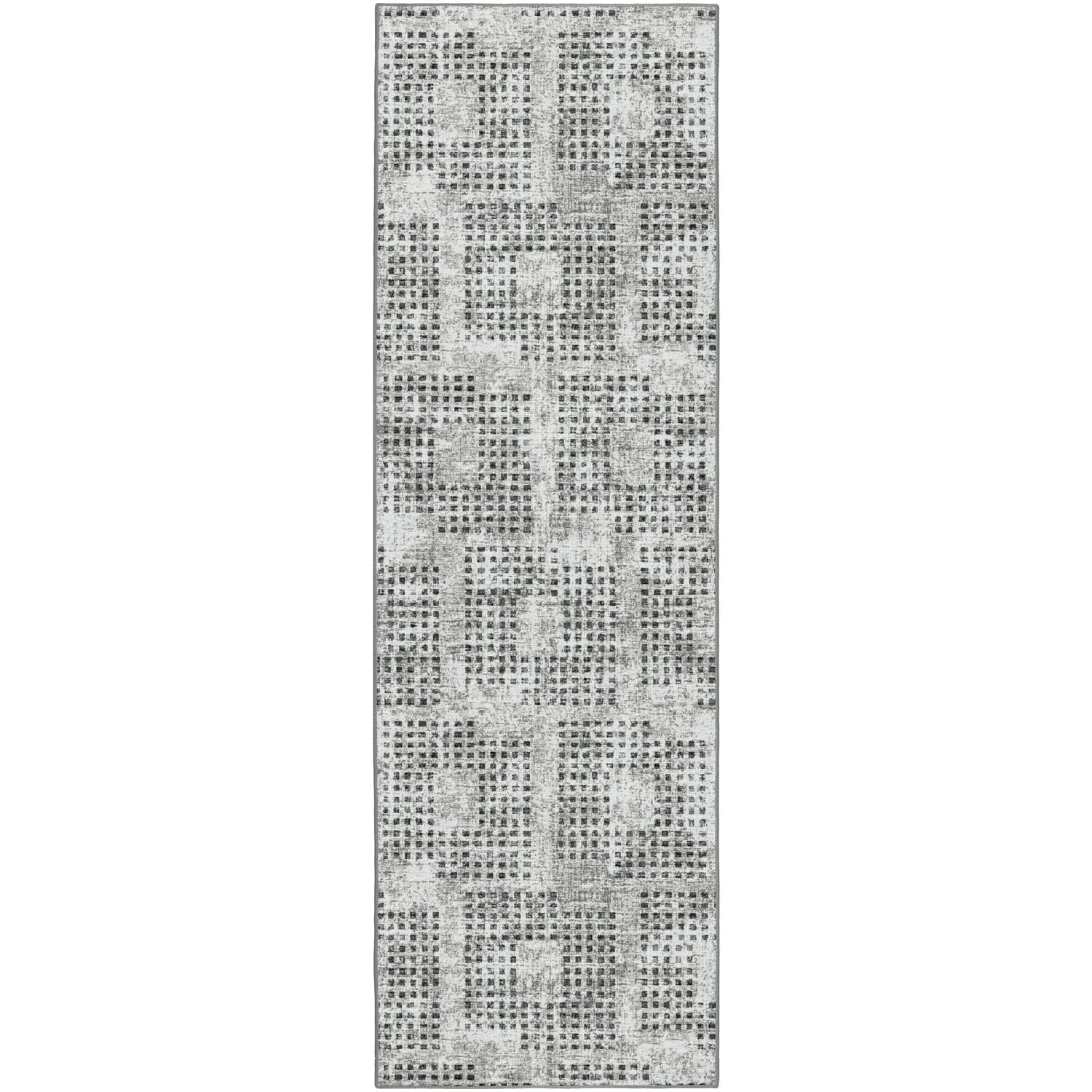 Delano Da1 Grey Transitional Rug Runner 2' 6" X 12'