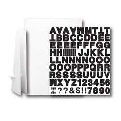 20 x 30 White Corrugated Project Sheet Sign Kit Pack of 25 Bulk