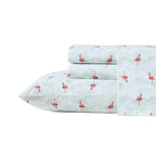 Tommy Bahama - King Sheet Set, Cotton Percale Bedding Set, Super Soft And Cozy Home Decor, Oeko-Tex Certified (Flamingo Santa Re