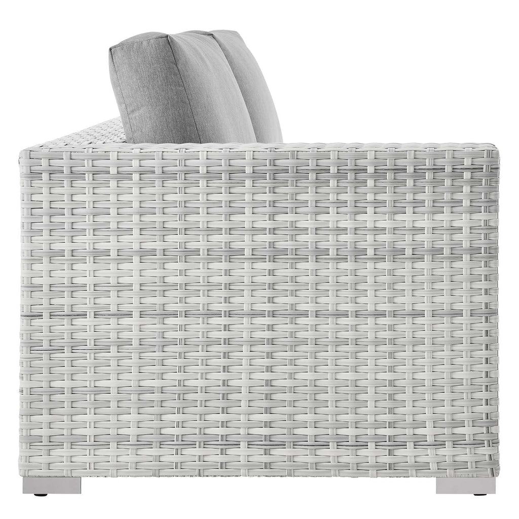 Modway EEI-4303-LGR-GRY Left-Arm Loveseat, Light Gray Gray