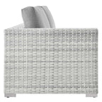 Modway EEI-4303-LGR-GRY Left-Arm Loveseat, Light Gray Gray