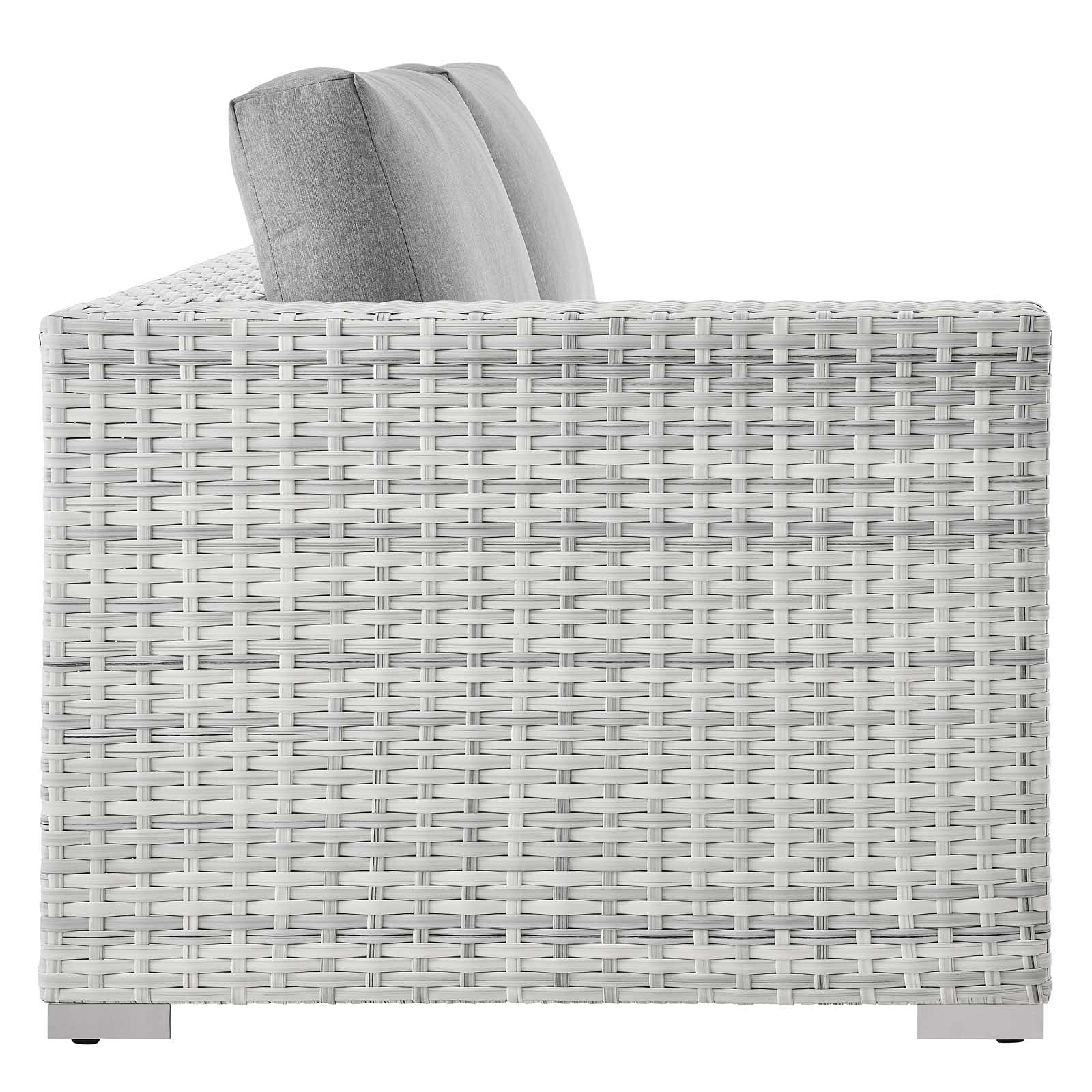Modway EEI-4303-LGR-GRY Left-Arm Loveseat, Light Gray Gray