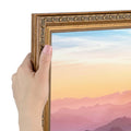 ArtToFrames 14x18 inch Dark Gold with Beads Wood Picture Frame, WOMD6301-14x18
