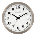 La Crosse Technology WT-3161WH 16 Inch Stainless Steel White Dial Atomic Clock