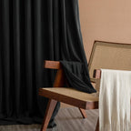Lazzzy Velvet Black Curtains 72 Inches Long Thermal Insulated Drapes For Bedroom Living Room Darkening Window Treatments Rod Pocket 2 Panels