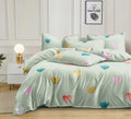 Ab Home Decor SuperSoft Microfiber New Heart Printed Ac Comforter Double Bed Ii Blanket/Dohar/Duvet For All Weather/SeasonsGla