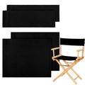 Boao 2 Set Directors Chair Canvas Replacement, Makeup Chair Seat and Back Replacement Cotton Canvas Stool Protector for Home Dir