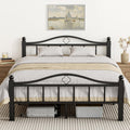 Blbeed Metal Full Size Bed Frame with Headboard, 1500lb No Squeak Platform, 12 Underbed Storage, Tool-Free 30-Min Assembly, No B