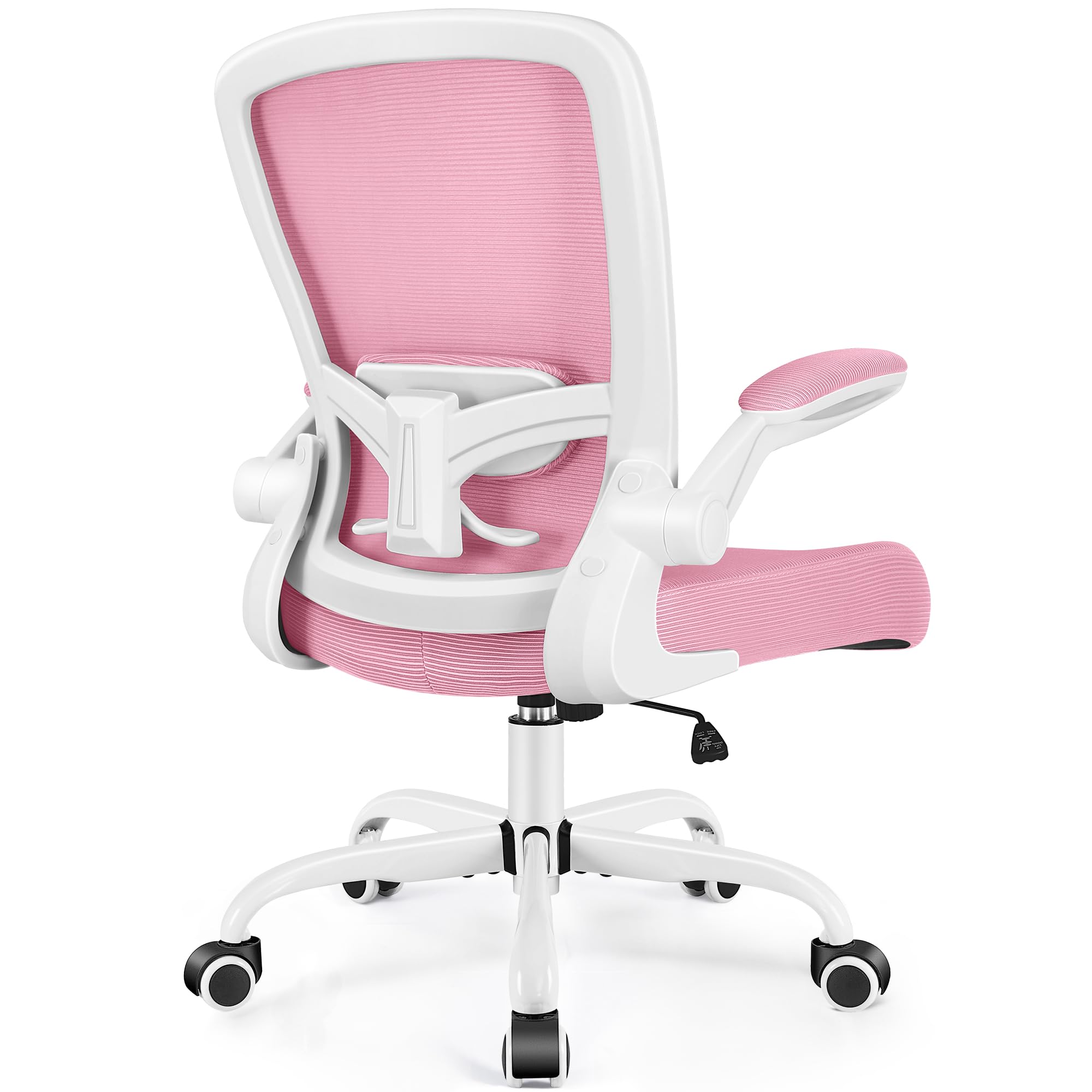 Felixking Ergonomic Office Chair, Adjustable Height, Lumbar Support, Breathable Mesh Fabric, Durable And Reliable, Pink