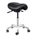 Saddle Stool Swivel Height Adjustable with Wheels Wobble Rolling Stool for Medical Massage Salon Kitchen Spa Drafting Lab Clinic