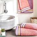 Ddecor  2 Hand Towels,Cotton,500Gsm,Purple