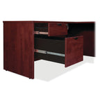 Lorell Prominence 2.0 Mahogany Laminate Hutch