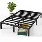 Zinus 14 Inch Elias Metal Platform Bed Frame, Steel Support, No Box Spring Needed, Easy Assembly, Queen